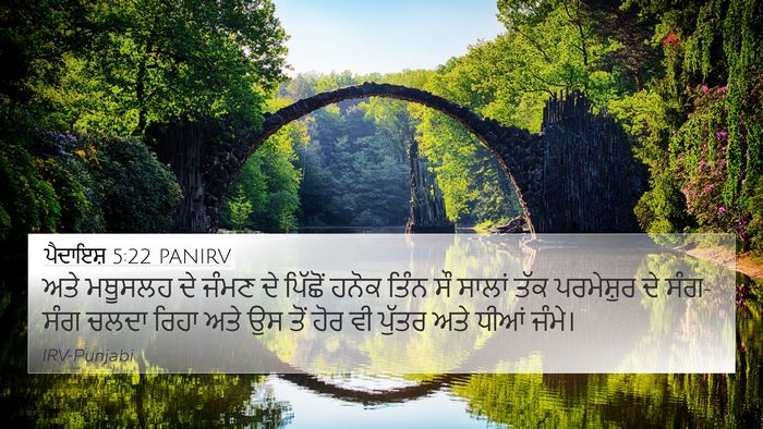 ਪੈਦਾਇਸ਼ 5:22 PANIRV Bible Verse Image