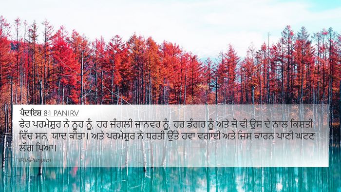 ਪੈਦਾਇਸ਼ 8:1 PANIRV Bible Verse Image