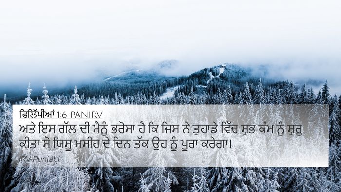 ਫਿਲਿੱਪੀਆਂ 1:6 PANIRV Bible Verse Image