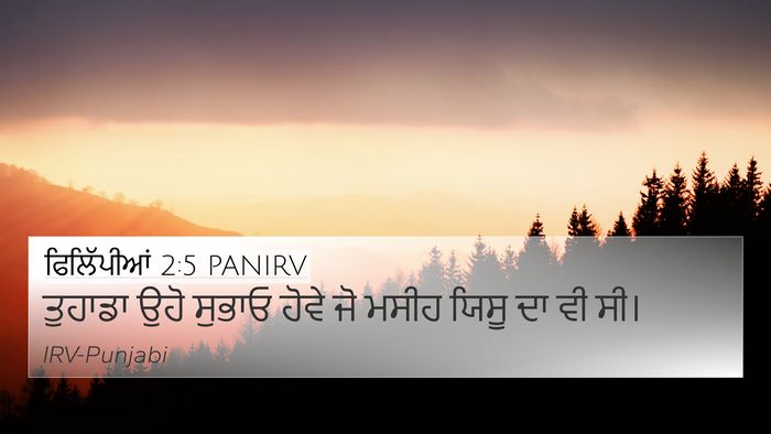 ਫਿਲਿੱਪੀਆਂ 2:5 PANIRV Bible Verse Image