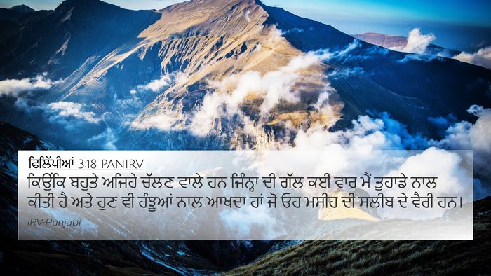 ਫਿਲਿੱਪੀਆਂ 3:18 PANIRV Bible Verse Image