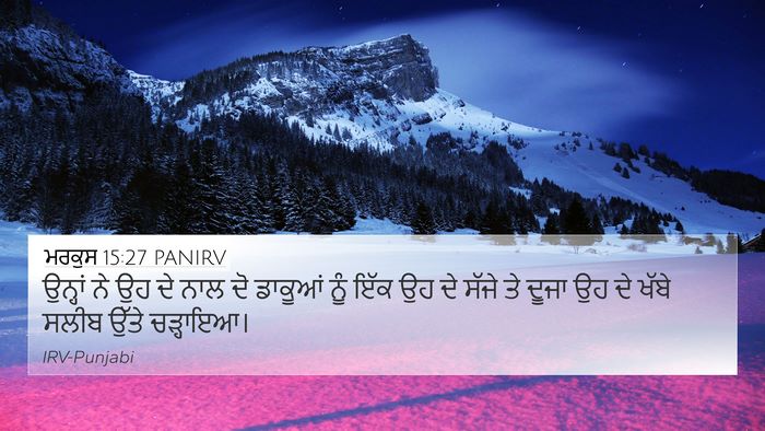 ਮਰਕੁਸ 15:27 PANIRV Bible Verse Image