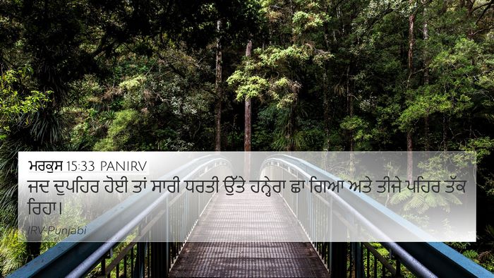 ਮਰਕੁਸ 15:33 PANIRV Bible Verse Image