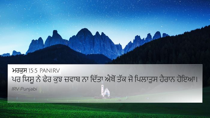 ਮਰਕੁਸ 15:5 PANIRV Bible Verse Image
