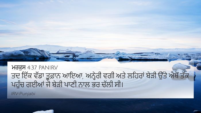 ਮਰਕੁਸ 4:37 PANIRV Bible Verse Image