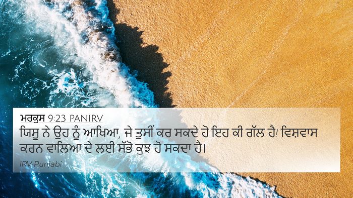 ਮਰਕੁਸ 9:23 PANIRV Bible Verse Image