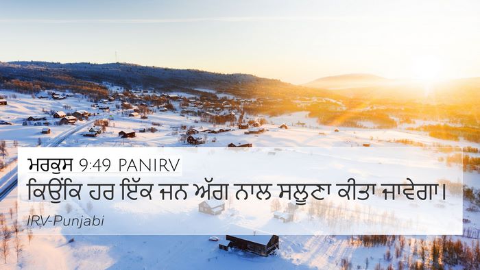 ਮਰਕੁਸ 9:49 PANIRV Bible Verse Image
