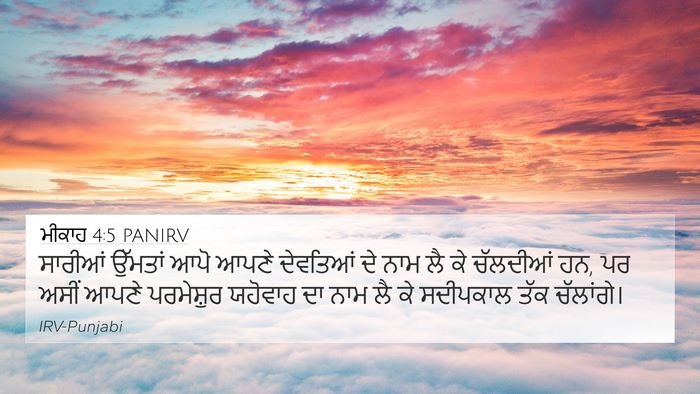 ਮੀਕਾਹ 4:5 PANIRV Bible Verse Image
