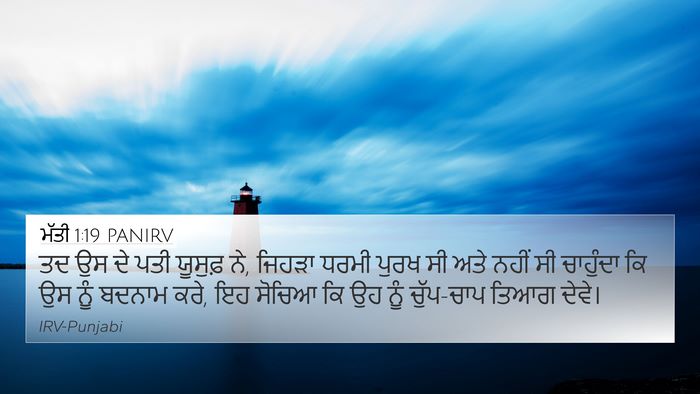 ਮੱਤੀ 1:19 PANIRV Bible Verse Image