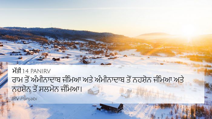 ਮੱਤੀ 1:4 PANIRV Bible Verse Image