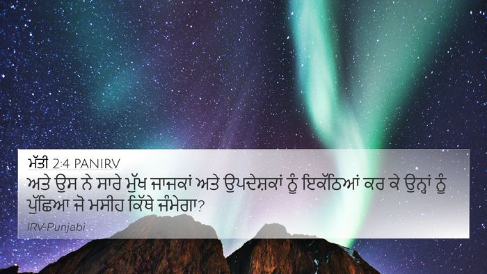 ਮੱਤੀ 2:4 PANIRV Bible Verse Image