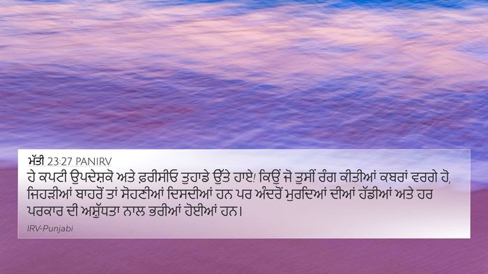 ਮੱਤੀ 23:27 PANIRV Bible Verse Image