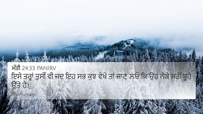 ਮੱਤੀ 24:33 PANIRV Bible Verse Image