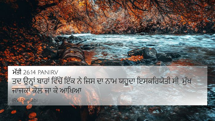 ਮੱਤੀ 26:14 PANIRV Bible Verse Image