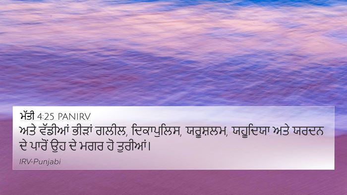 ਮੱਤੀ 4:25 PANIRV Bible Verse Image