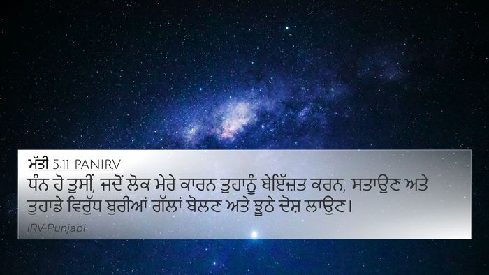 ਮੱਤੀ 5:11 PANIRV Bible Verse Image