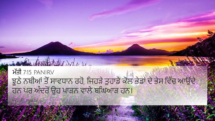 ਮੱਤੀ 7:15 PANIRV Bible Verse Image