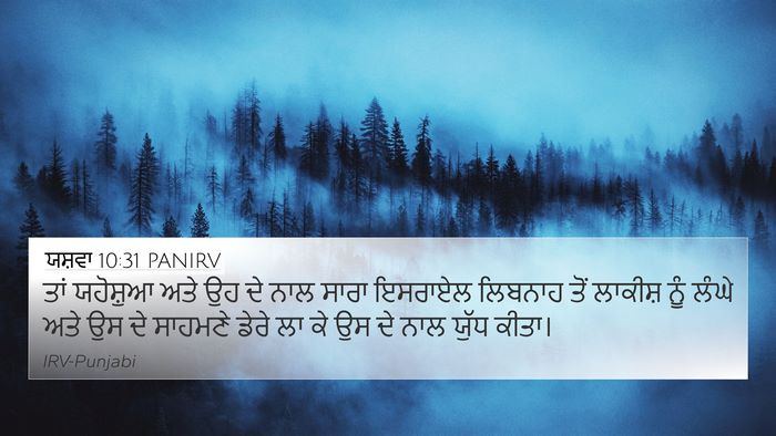 ਯਸ਼ਵਾ 10:31 PANIRV Bible Verse Image