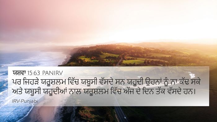 ਯਸ਼ਵਾ 15:63 PANIRV Bible Verse Image