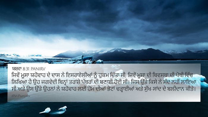 ਯਸ਼ਵਾ 8:31 PANIRV Bible Verse Image