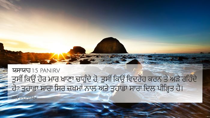 ਯਸਾਯਾਹ 1:5 PANIRV Bible Verse Image