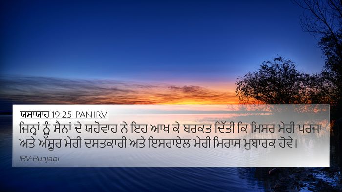 ਯਸਾਯਾਹ 19:25 PANIRV Bible Verse Image