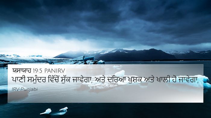ਯਸਾਯਾਹ 19:5 PANIRV Bible Verse Image