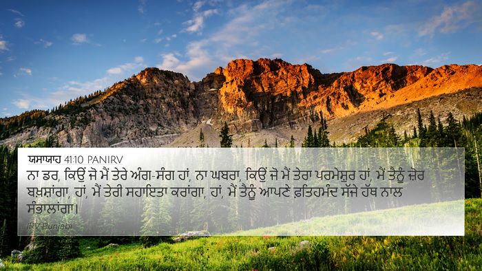 ਯਸਾਯਾਹ 41:10 PANIRV Bible Verse Image