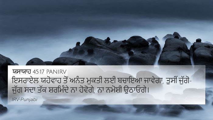 ਯਸਾਯਾਹ 45:17 PANIRV Bible Verse Image