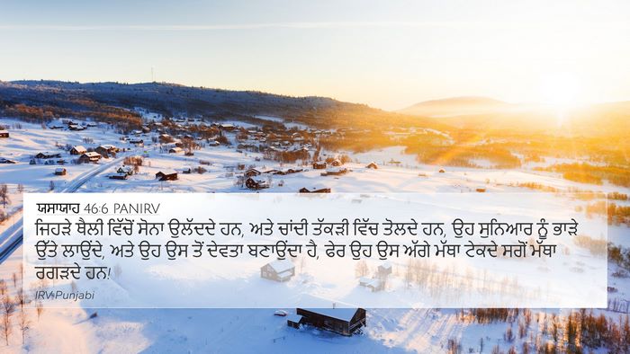 ਯਸਾਯਾਹ 46:6 PANIRV Bible Verse Image