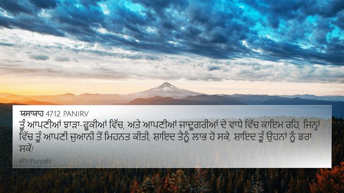 ਯਸਾਯਾਹ 47:12 PANIRV Bible Verse Image
