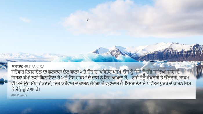 ਯਸਾਯਾਹ 49:7 PANIRV Bible Verse Image