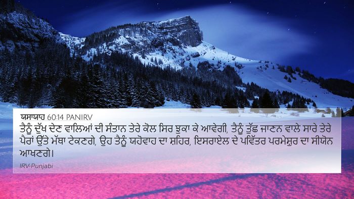 ਯਸਾਯਾਹ 60:14 PANIRV Bible Verse Image