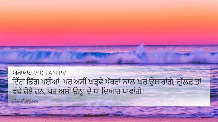 ਯਸਾਯਾਹ 9:10 PANIRV Bible Verse Image