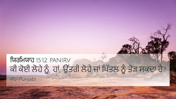ਯਿਰਮਿਯਾਹ 15:12 PANIRV Bible Verse Image