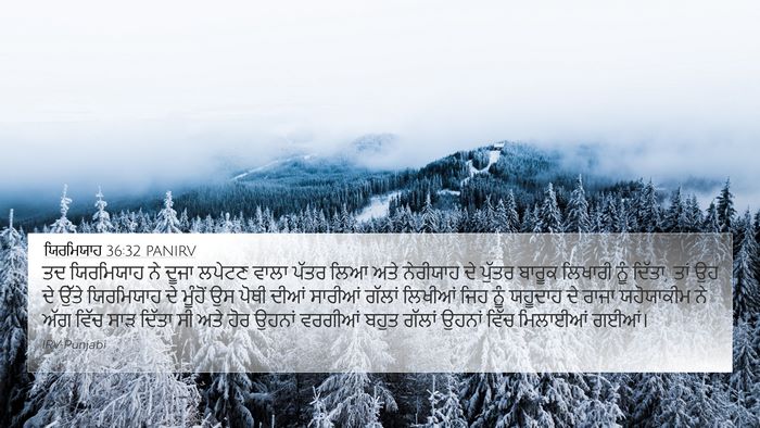 ਯਿਰਮਿਯਾਹ 36:32 PANIRV Bible Verse Image