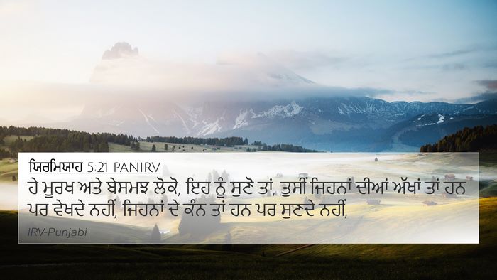 ਯਿਰਮਿਯਾਹ 5:21 PANIRV Bible Verse Image