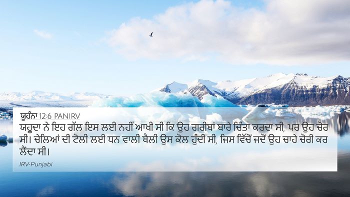 ਯੂਹੰਨਾ 12:6 PANIRV Bible Verse Image