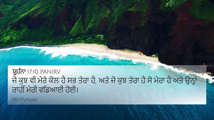 ਯੂਹੰਨਾ 17:10 PANIRV Bible Verse Image