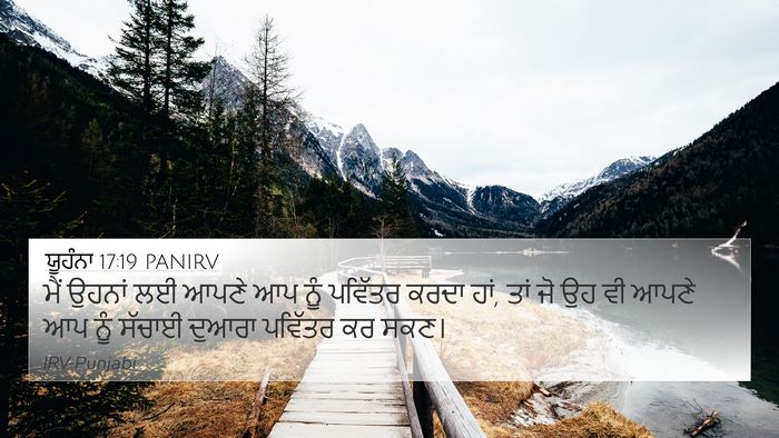 ਯੂਹੰਨਾ 17:19 PANIRV Bible Verse Image