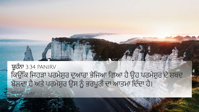 ਯੂਹੰਨਾ 3:34 PANIRV Bible Verse Image