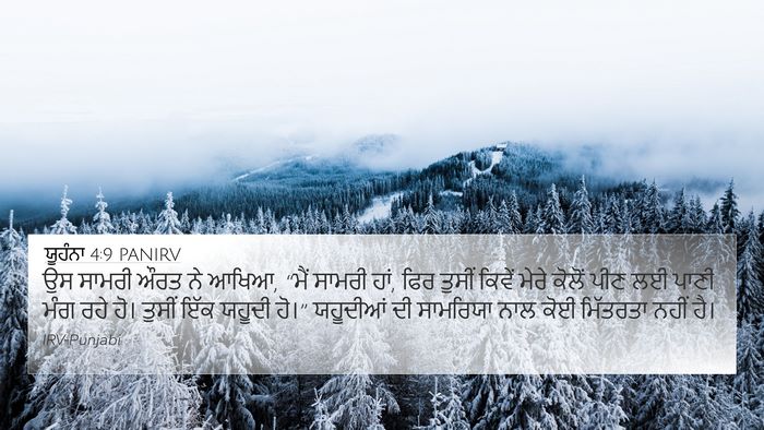 ਯੂਹੰਨਾ 4:9 PANIRV Bible Verse Image