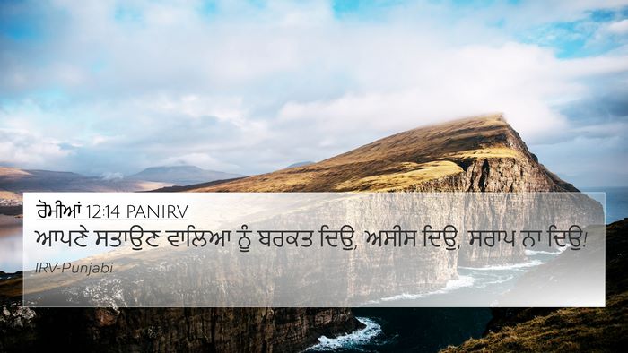 ਰੋਮੀਆਂ 12:14 PANIRV Bible Verse Image