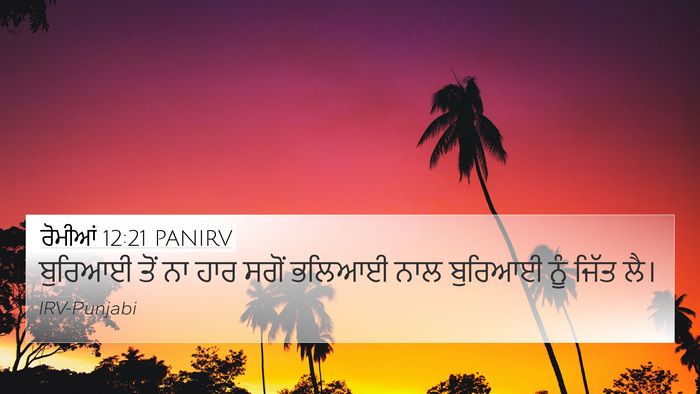 ਰੋਮੀਆਂ 12:21 PANIRV Bible Verse Image