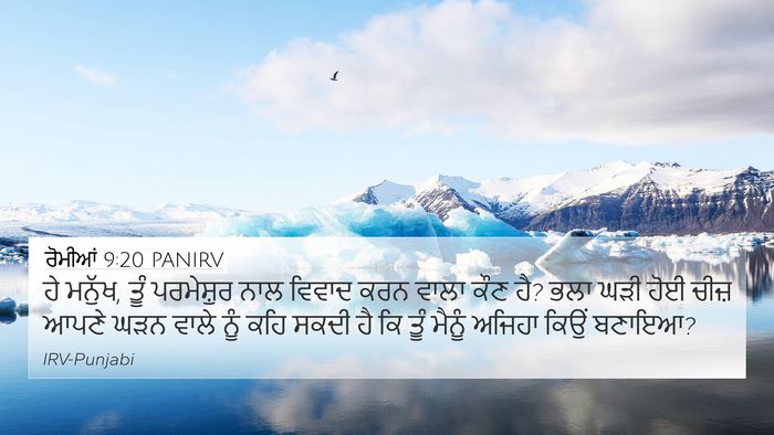 ਰੋਮੀਆਂ 9:20 PANIRV Bible Verse Image