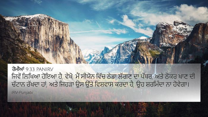 ਰੋਮੀਆਂ 9:33 PANIRV Bible Verse Image