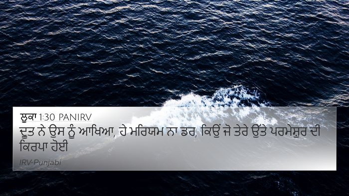 ਲੂਕਾ 1:30 PANIRV Bible Verse Image
