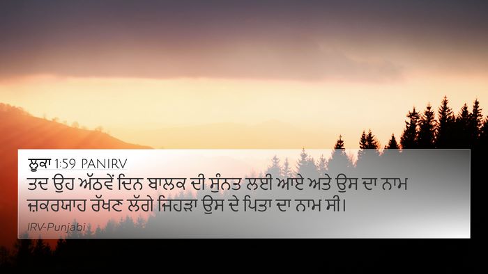 ਲੂਕਾ 1:59 PANIRV Bible Verse Image