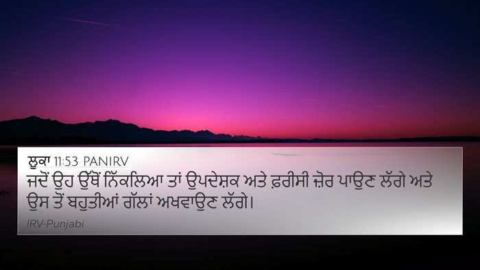 ਲੂਕਾ 11:53 PANIRV Bible Verse Image