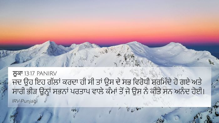 ਲੂਕਾ 13:17 PANIRV Bible Verse Image